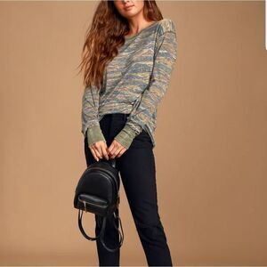 We the free arielle green multi camo print…